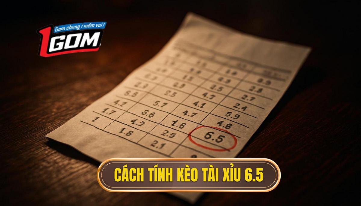 Cách tính thắng thua khi chơi kèo tài xỉu 6.5