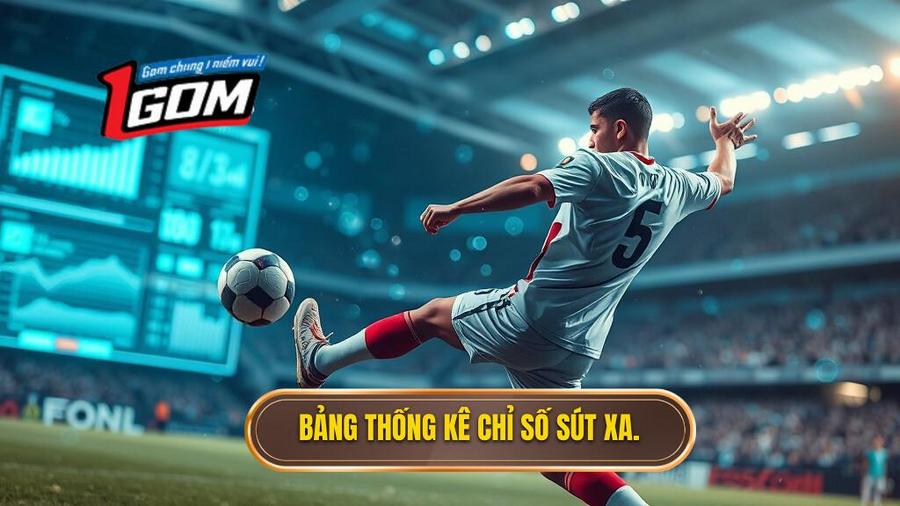 Bảng thống kê ví dụ về các chỉ số sút xa cần quan tâm