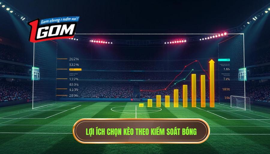 2. Lợi ích chọn kèo theo kiểm soát bóng